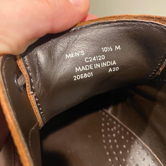 Cole Haan C24120 Tan Men’s US10.5M India Leather Captoe Oxfords Dress Shoes - Picture 7 of 11